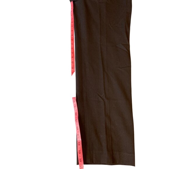 Talbots Womens Dress Pants Size 14 Black Stretch Wide-Leg Career Corpcore Casual - Picture 8 of 11
